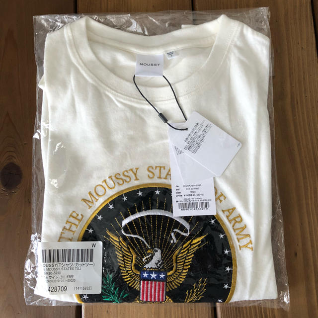 moussy(マウジー)の【nori様専用】MOUSSY STATES TSJ ホワイト レディースのトップス(Tシャツ(半袖/袖なし))の商品写真