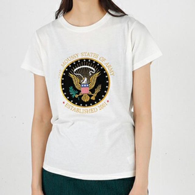 moussy(マウジー)の【nori様専用】MOUSSY STATES TSJ ホワイト レディースのトップス(Tシャツ(半袖/袖なし))の商品写真