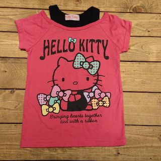 ハローキティ(ハローキティ)の【てつお様専用☆】HELLO KITTY Tシャツ 110 半袖(Tシャツ/カットソー)