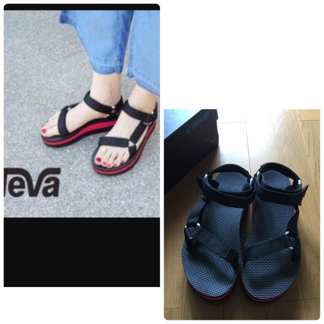 Teva(テバ)の日替わりタイムセール送料込みtevaサンダル テバ美品 レディースの靴/シューズ(サンダル)の商品写真