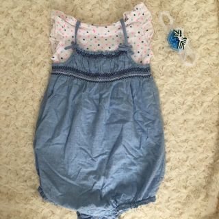 ベビーギャップ(babyGAP)の【 GAPとH&Mバラ売り可】ショートオールセットコーディネート売り★バラ売り可(カバーオール)