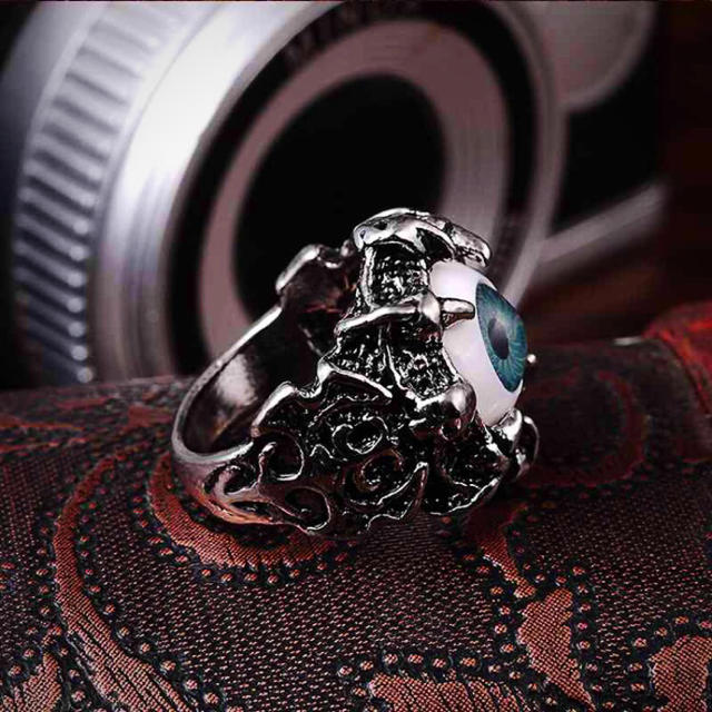 リング デビル ゴースト 目玉 【新品】 12号 メンズ 指輪 チタニウム  メンズのアクセサリー(リング(指輪))の商品写真