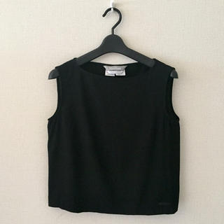マックスマーラ(Max Mara)のMaxMara♡黒色ノースリーブシャツ(シャツ/ブラウス(半袖/袖なし))