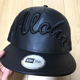 ニューエラー(NEW ERA)のFITTED HAWAII x NEW ERA レザースナップバック(キャップ)