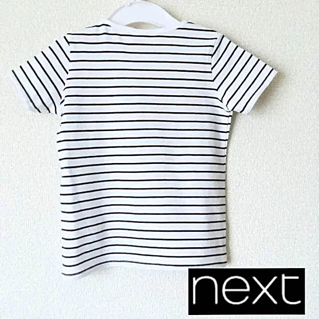 NEXT(ネクスト)の【新品・未使用】next・ネクスト・ボーダーTシャツ キッズ/ベビー/マタニティのベビー服(~85cm)(Ｔシャツ)の商品写真