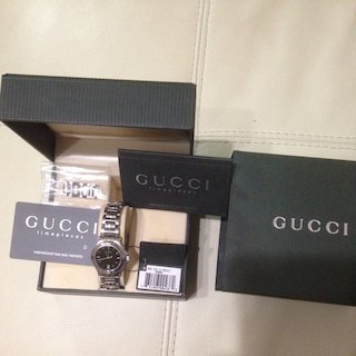Gucci - 【GUCCI：グッチ】9045L レディースウォッチ(ブラック文字盤