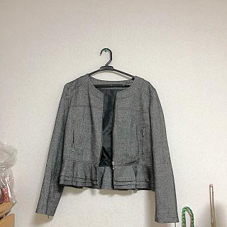 ザラ(ZARA)のツイードジャケット(ノーカラージャケット)