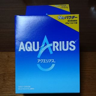 コカコーラ(コカ・コーラ)のアクエリアス 5袋×2箱！ 粉末 １リットル パウダー(ソフトドリンク)