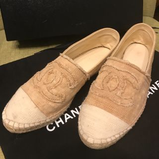 シャネル(CHANEL)の専用です   シャネル エスパドリーユ 37(スリッポン/モカシン)