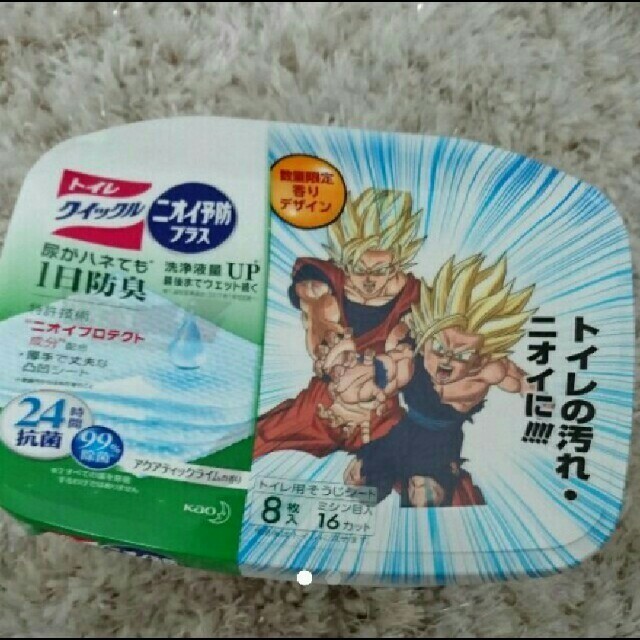 ドラゴンボール(ドラゴンボール)のドラゴンボール　トイレクイックル インテリア/住まい/日用品の日用品/生活雑貨/旅行(日用品/生活雑貨)の商品写真