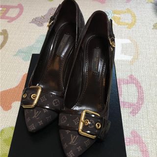 ルイヴィトン(LOUIS VUITTON)のLOUIS VUITTON パンプス 36.5. 24センチ(ハイヒール/パンプス)