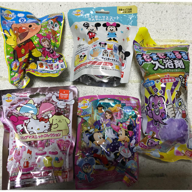 Bandai 入浴剤キャラクター 5個セット売り の通販 By ちーちゃん S Shop バンダイならラクマ