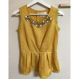 チェスティ(Chesty)の【kikirarara様専用】チェスティ  トップス イエロー(シャツ/ブラウス(半袖/袖なし))