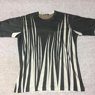 イッセイミヤケ(ISSEY MIYAKE)のISSEY MIYAKE イッセイミヤケ  デザインTシャツ  サイズ2(Tシャツ/カットソー(半袖/袖なし))