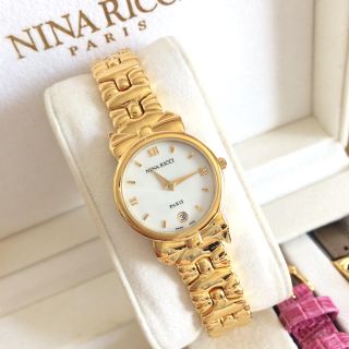 ニナリッチ(NINA RICCI)のNIMA RICCI  ニナリッチ 腕時計  替えベルト付き(腕時計)