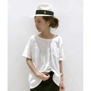 アパルトモンドゥーズィエムクラス(L'Appartement DEUXIEME CLASSE)のアパルトモン WIDE Ｔシャツ 白(Tシャツ(半袖/袖なし))