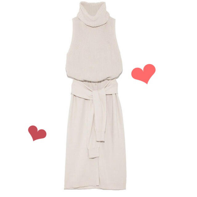 新品❤︎フレイアイディー❤︎ノースリータイトニットワンピース 新品❤︎フレイアイディー❤︎ノースリータイトニットワンピース