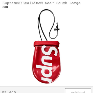 シュプリーム(Supreme)のSupreme see pouch large Red(ウエストポーチ)
