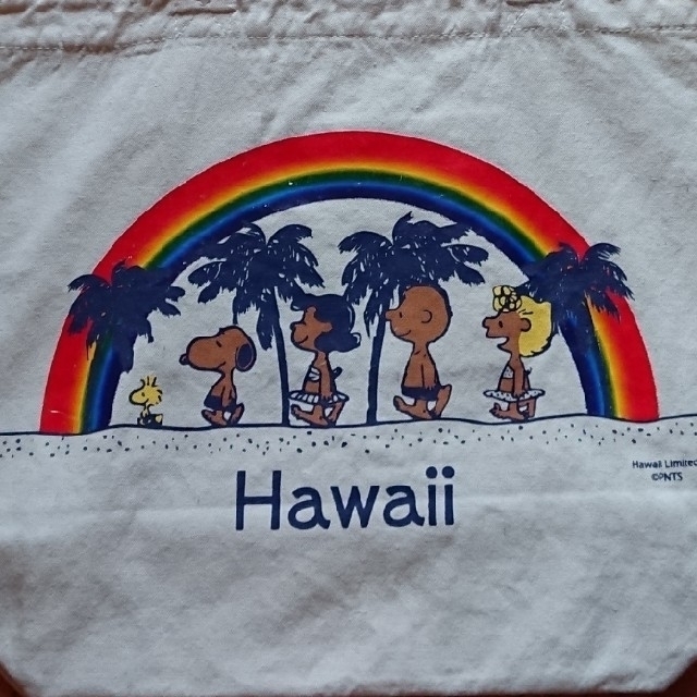 SNOOPY(スヌーピー)のHawaii限定⭐日焼けスヌーピー☆トートバッグ✨美品✨ レディースのバッグ(トートバッグ)の商品写真