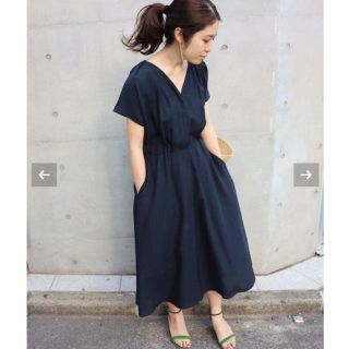 イエナ(IENA)のCLASSY.シャツドレープワンピース(ひざ丈ワンピース)