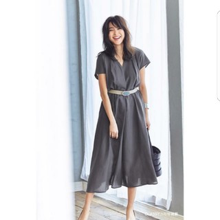 イエナ(IENA)のIENA

CLASSY.シャツドレープワンピース　イエナ(ひざ丈ワンピース)