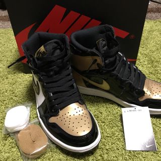 ナイキ(NIKE)のAIR JORDAN 1 RETRO HIGH OG GOLD TOE 26cm(スニーカー)