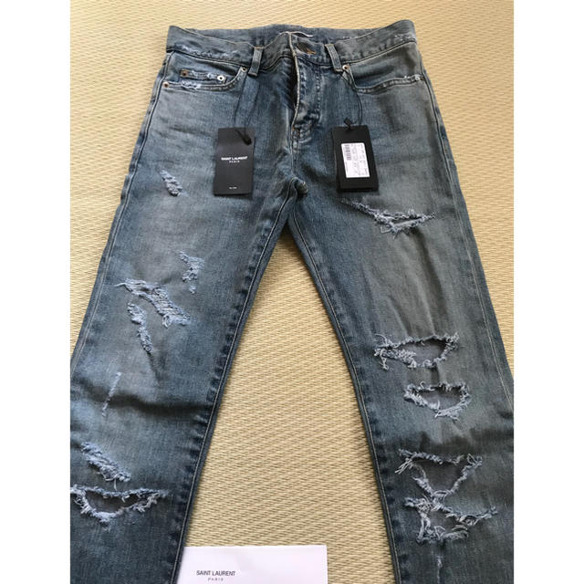 Saint Laurent - サンローランパリ 15AW デストロイ デニム ダメージ