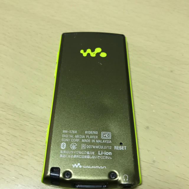 SONY(ソニー)の7/9まで出品 ウォークマン S NW-S764K 8G WALKMAN スマホ/家電/カメラのオーディオ機器(ポータブルプレーヤー)の商品写真