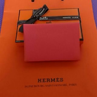 エルメス(Hermes)のぶるー様専用 【エルメス】カルヴィ カードケース 新品未使用 刻印C 2018年(名刺入れ/定期入れ)