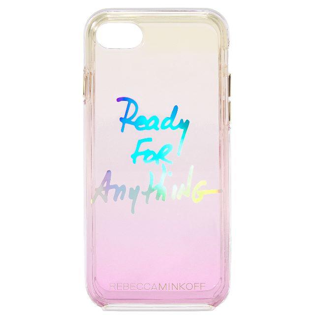 Rebecca Minkoff(レベッカミンコフ)のレベッカミンコフ　Ready For Anything　iPhone7ケース スマホ/家電/カメラのスマホアクセサリー(iPhoneケース)の商品写真