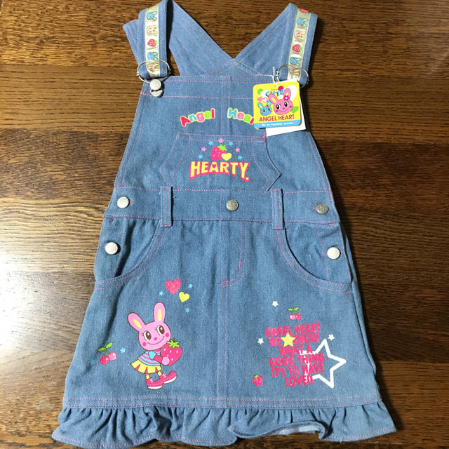 Angel Heart(エンジェルハート)のAngel Heart ジャンパースカート 110cm キッズ/ベビー/マタニティのキッズ服女の子用(90cm~)(スカート)の商品写真