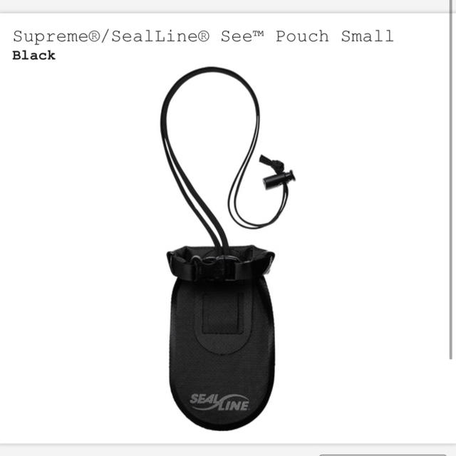 ブランド┳ Supreme - Supreme SealLine See Pouch Small Blackの通販 by 閉店SALE 在庫