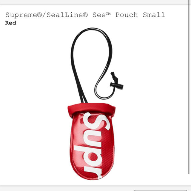 Supreme SealLine See Pouch Small Red