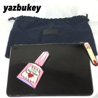 ドゥーズィエムクラス(DEUXIEME CLASSE)のヤズブキー Yazbukey コスメモチーフ レザークラッチバッグ/ポーチ(クラッチバッグ)