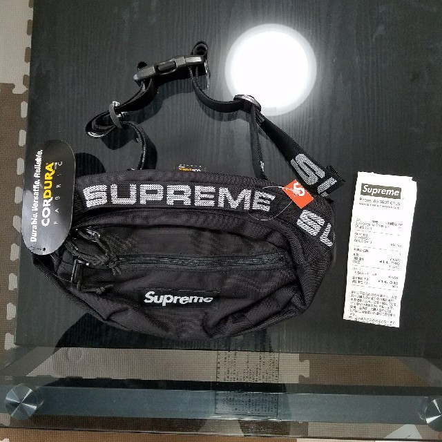 メンズ18ss シュプリーム Supreme 
Waist Bag black