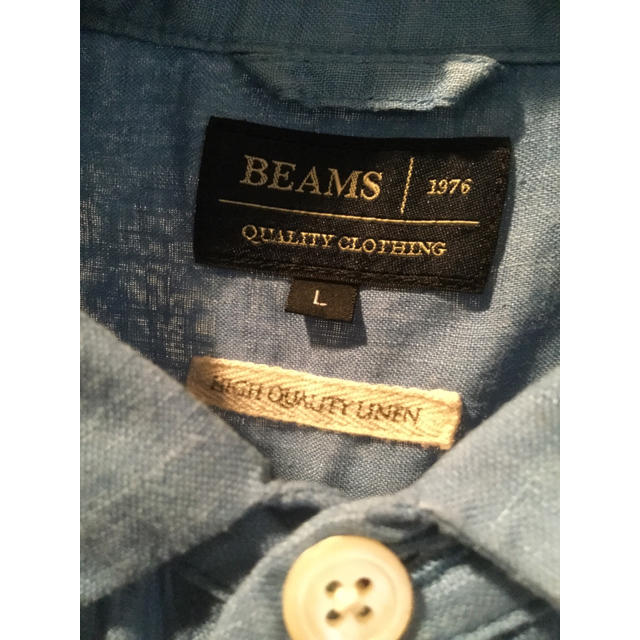BEAMS(ビームス)のビームス 高級リネン シャツ L メンズのトップス(シャツ)の商品写真