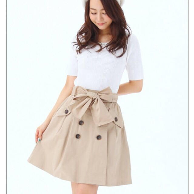INGNI(イング)の今季トレンド♡INGNIトレンチSK レディースのスカート(ミニスカート)の商品写真
