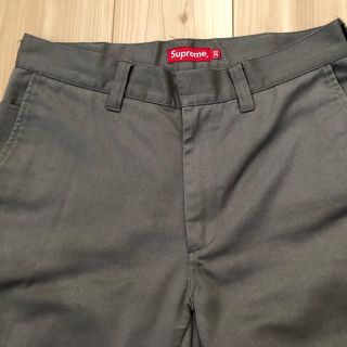 シュプリーム(Supreme)のsupreme work pants グレー W30(ワークパンツ/カーゴパンツ)