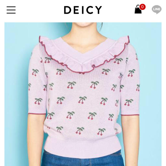 deicy(デイシー)のデイシー チェリートップス レディースのトップス(カットソー(半袖/袖なし))の商品写真