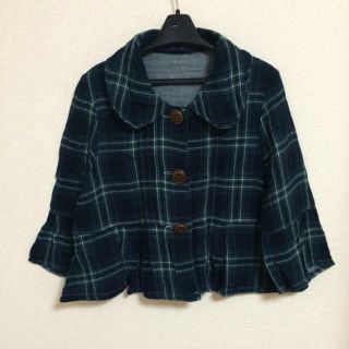 ハンジロー(HANJIRO)のチェック柄シャツジャケット(シャツ/ブラウス(長袖/七分))