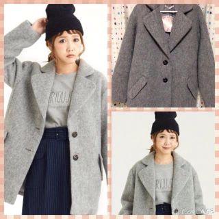 マジェスティックレゴン(MAJESTIC LEGON)の今期新作マジェ♡シャギーチェスター(ロングコート)