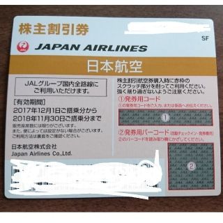 ジャル(ニホンコウクウ)(JAL(日本航空))のJAL 国内線割引券1枚(その他)