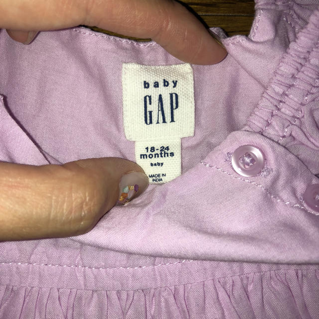 babyGAP(ベビーギャップ)の♡baby GAP パープルチュニック♡ キッズ/ベビー/マタニティのキッズ服女の子用(90cm~)(Tシャツ/カットソー)の商品写真