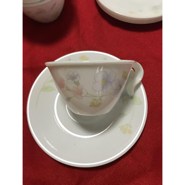 CORELLE(コレール)のCORELLE コーヒーカップ皿セット インテリア/住まい/日用品のキッチン/食器(食器)の商品写真