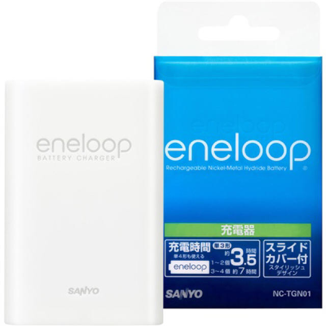 SANYO(サンヨー)のeneloop 充電器 スマホ/家電/カメラのスマートフォン/携帯電話(バッテリー/充電器)の商品写真