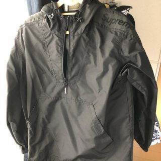 シュプリーム(Supreme)のSleeve Tape Anorak Black. S(ナイロンジャケット)