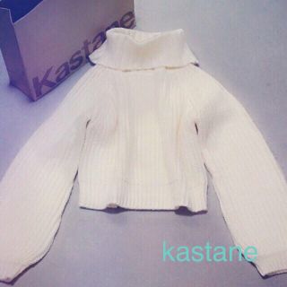 カスタネ(Kastane)の〈お取り置き中〉新品 エアスオフタートル(ニット/セーター)