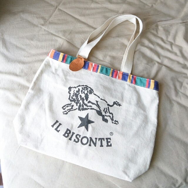 IL BISONTE(イルビゾンテ)のイルビゾンテ☆キャンバストートバッグ レディースのバッグ(トートバッグ)の商品写真