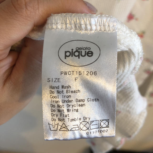 gelato pique(ジェラートピケ)のgelato pique ワッフル素材 Tシャツ ルームウェア レディースのルームウェア/パジャマ(ルームウェア)の商品写真