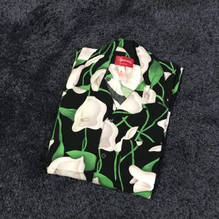 シュプリーム(Supreme)のSupreme Lily Rayon Shirt 黒 SとM セット国内正規品(シャツ)